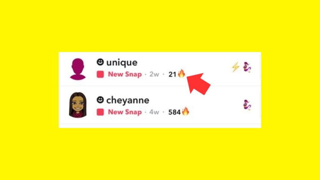 Snapchat streak meaning in hindi